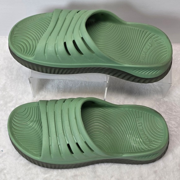 KUAILU Recovery Slide Sandals Sage Green Platform Womens Size 7.5 #WGL2205 - Picture 5 of 5
